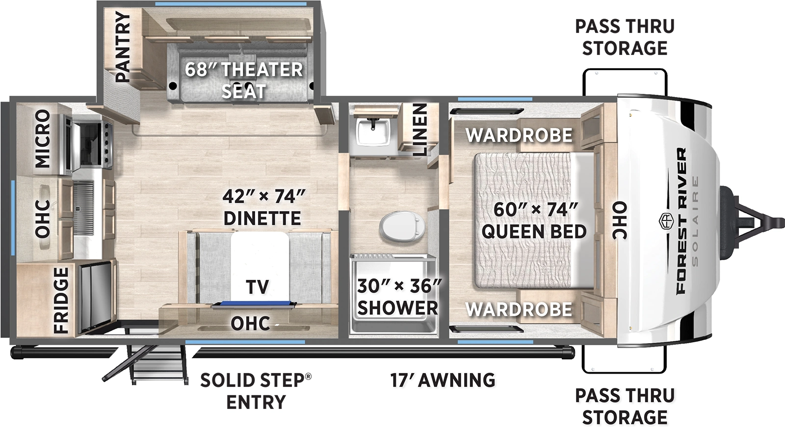 Solaire 237RK Floorplan